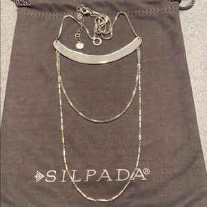 Silpada Avant Garde sterling Silver Necklace